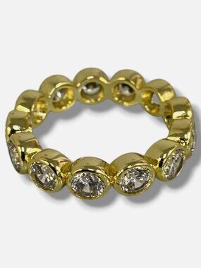 Shashi Women's 14K Vermeil Gold Reagen Ring Size 8